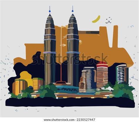 698 Vector Malaysia Twin Tower Images, Stock Photos, 3D objects ...