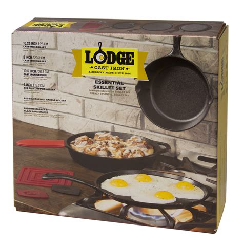 Lodge 6 Piece Cast Iron Skillet Set - Lodge Cookware