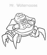 Mr Waternoose Monsters Inc Coloring Pages sketch template