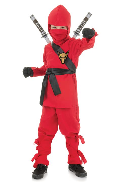 Secret Ninja Child Costume (Red) - PureCostumes.com