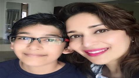 Madhuri Dixit’s Selfie With Her Son Arin Is Adorable! - YouTube