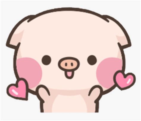 Transparent Cute Pig Png - Cute Pig Stickers, Png Download - kindpng