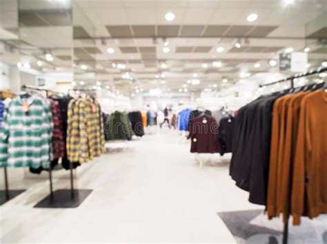 Blur of Clothing Store As Background Stock Photo - Image of department, figure: 107050154