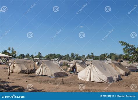 Refugee camp made of tents editorial photography. Image of africa ...