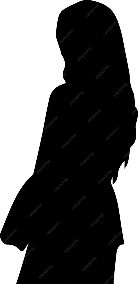 Premium Vector | Girl woman silhouette dark shadow