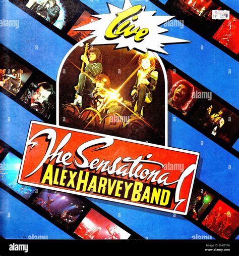 Vintage vinyl record cover - Sensational Alex Harvey Band - Live - D - 1975 Stock Photo - Alamy