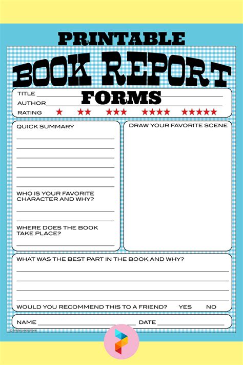 Book Report Template Middle School – Atlanticcityaquarium.com