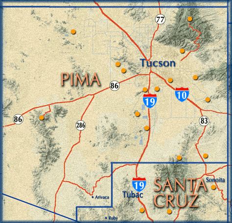 Pima County Boundaries Map