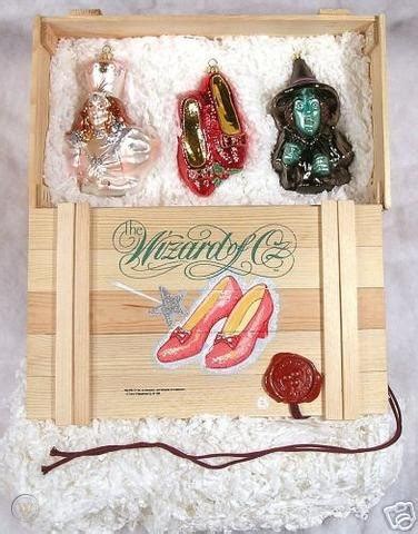 POLONAISE WIZARD OF OZ KURT ADLER SET ORNAMENTS NIB | #32158857