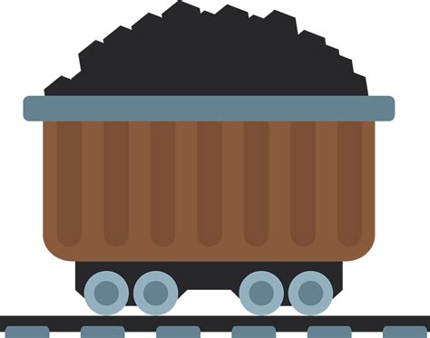 Coal train clipart. Free download transparent .PNG | Creazilla