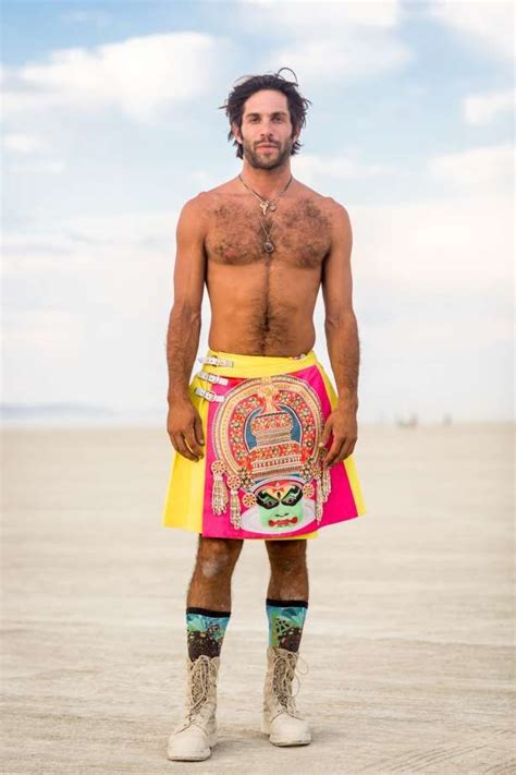 Alex Regenstreich from Venice Beach wearing a Manish Arora Kilt at ...