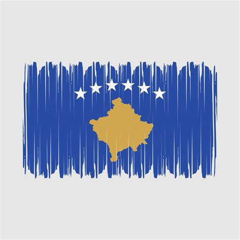 Kosovo Flag Vector 20834396 Vector Art at Vecteezy