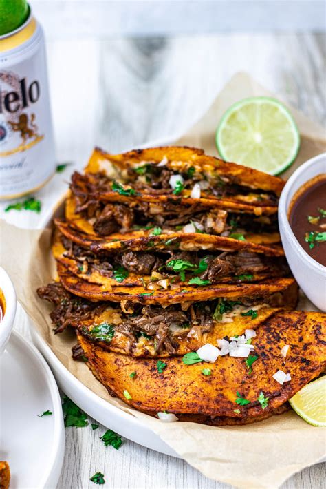 Quesabirria Tacos (Birria Quesadillas) - Dash of Color and Spice