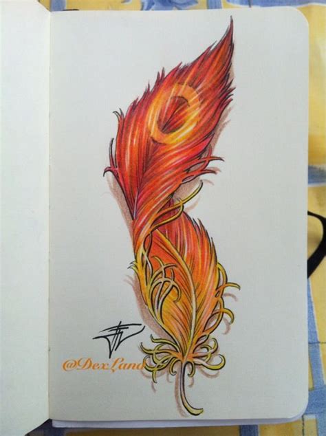 31 best Colorful Phoenix Feather Tattoo images on Pinterest | Phoenix feather tattoos, Feathers ...