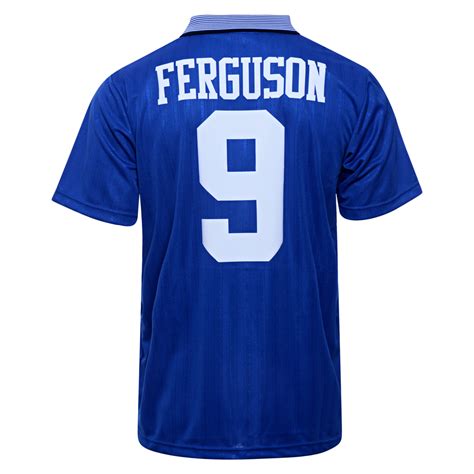 Everton 1995 FA Cup Final No9 Ferguson Umbro shirt | Everton Retro ...