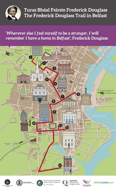 Féile 2021 - WATCH: Map and full guide to Frederick Douglass Walking Trail