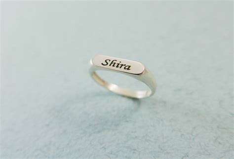 Silver Name Ring. Sterling Silver Ring. Personalized Name - Etsy