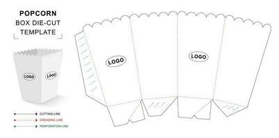 Printable Popcorn Bag Template