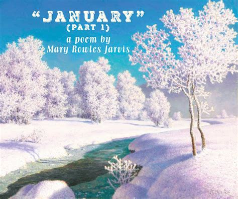 Field & Garden: Free Vintage Nature Poem: January by Mary Rowles Jarvis (Part 1)