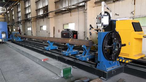 ACCURL 8 Axis CNC Plasma Pipe Cutting Machine with Pipe & Tube Profile Plasma Cutter machine ...