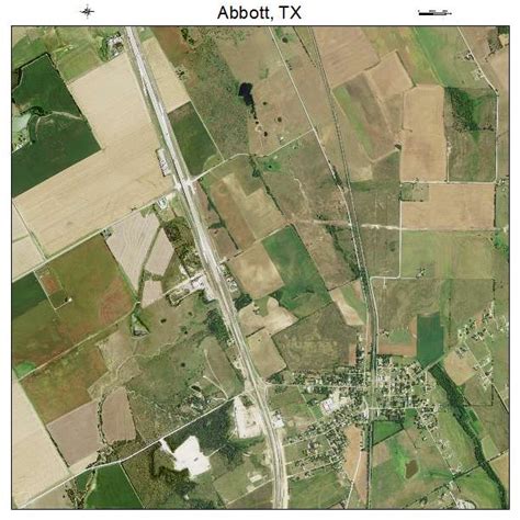 Aerial Photography Map of Abbott, TX Texas