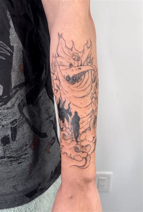 Sasuke EMS Susanoo Tattoo : r/Naruto