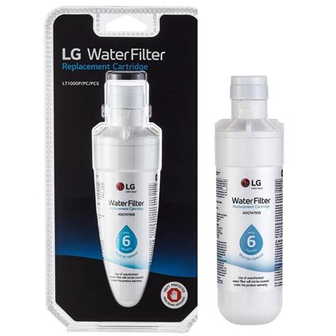 LG 6-Month Twist-in Refrigerator Water Filter in the Refrigerator Water ...