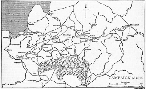 Napoleon Russian Campaign Map