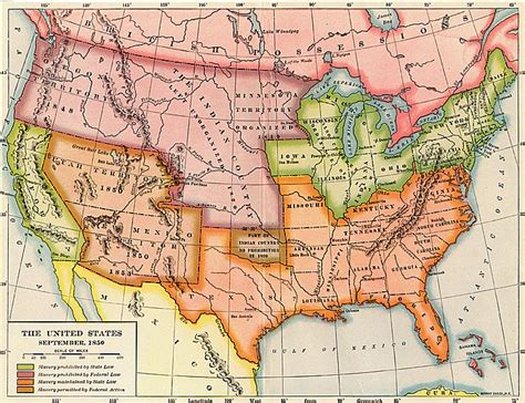 The United States - September 1850