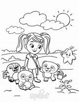 Kids Coloring Page  Ruff Tweet And Dave Sprout Home sketch template
