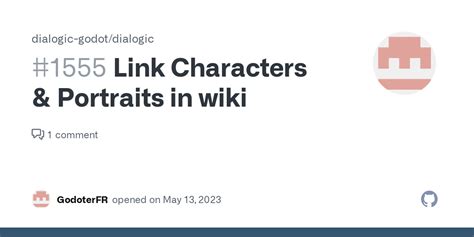 Link Characters & Portraits in wiki · Issue #1555 · dialogic-godot/dialogic · GitHub