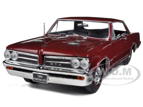 1964 Pontiac GTO Marimba Red 1/18 Diecast Car Model by Sunstar | Pontiac gto, Gto, Pontiac