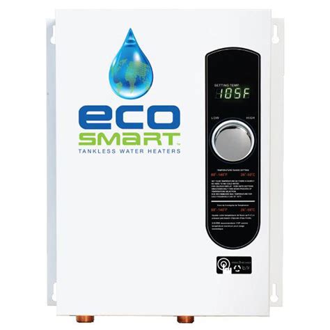 EcoSmart 18 kW Self-Modulating 3.5 GPM Electric Tankless Water Heater-ECO 18 - The Home Depot