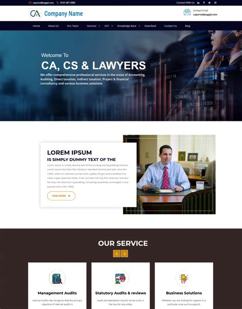 Top Chartered Accountant Website Templates for Firm in 2024