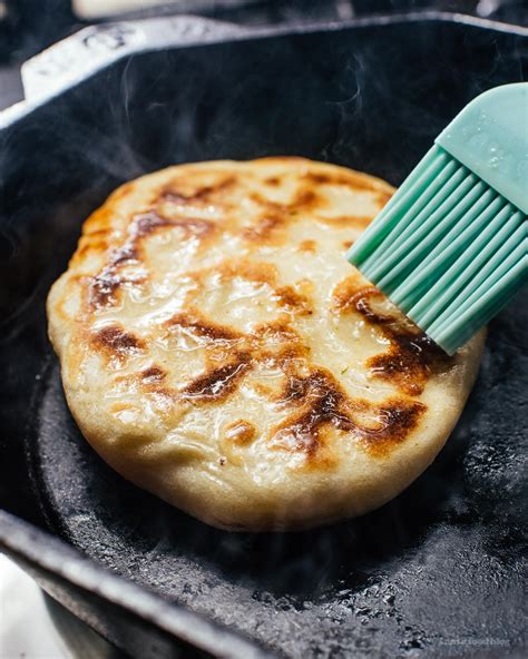 No Yeast Cheesy Naan Bread · i am a food blog i am a food blog