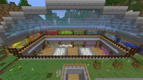 Wool Farm and Auto Sorter/Storage System | Minecraft underground ...