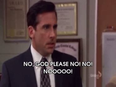 No, God Please No! GIF - TheOffice TobyHating No - Discover & Share GIFs