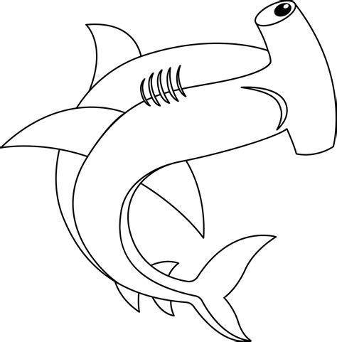 Hammerhead Shark Coloring Page Lovely Hammerhead Shark Template | Porn Sex Picture