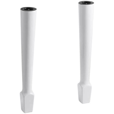 KOHLER Harborview Utility Sink Fireclay Legs in White (2-Pack)-K-6617-0 ...