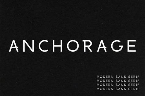 Anchorage | A Modern Sans Serif | Modern sans serif, Sans serif, Serif