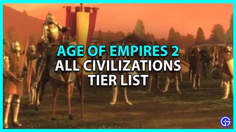 Age of Empires (AoE) 2 Civ Tier List 2023 - Gamer Tweak