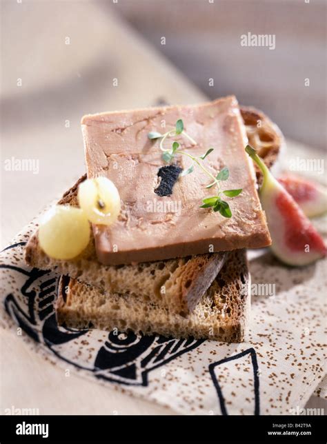 Foie gras on toast Stock Photo - Alamy