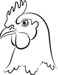 Chicken Head Silhouette Vector Images (over 2,000)