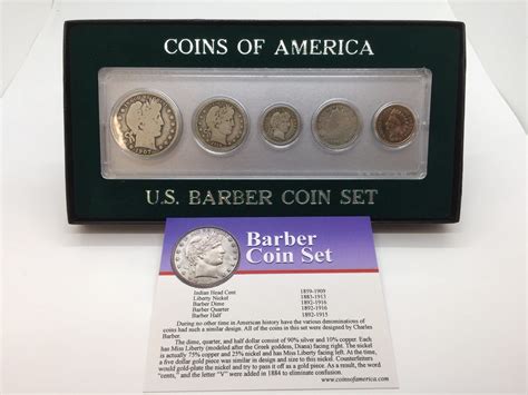 Barber Vintage Coin Collection - Coins of America