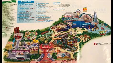 Disney California Adventure Map 2010