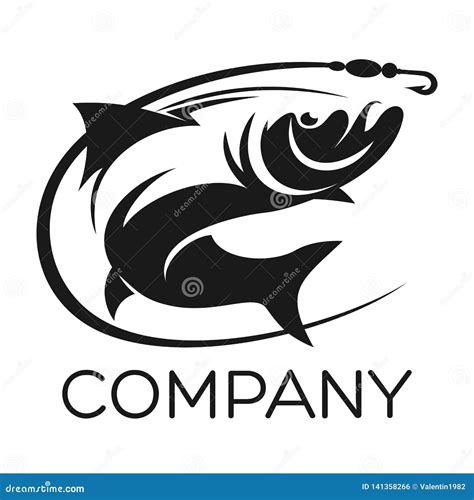 Fishing Logo Design Template. Fishing Logo Bass Fish With Club Emblem Fishing . Sportfishing ...