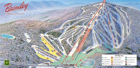 Bromley Mountain Trail Map | OnTheSnow