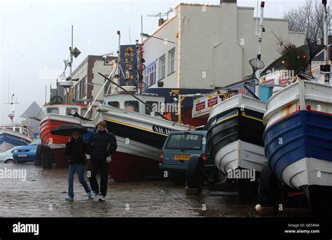 Filey fishing boats Stock Photo - Alamy