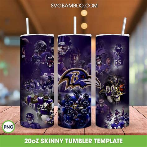 NFL Baltimore Ravens Player Tumbler Wrap