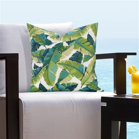 SIScovers Fiji Indoor - Outdoor Tropical Throw Pillow - Walmart.com